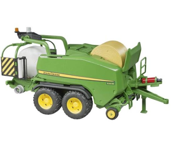 Bruder - John Deere Rundballen Presswickelkombi C441R 42cm - 02032