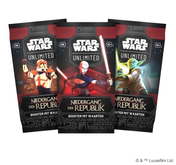 STAR WARS: UNLIMITED - NIEDERGANG DER REPUBLIK BOOSTER