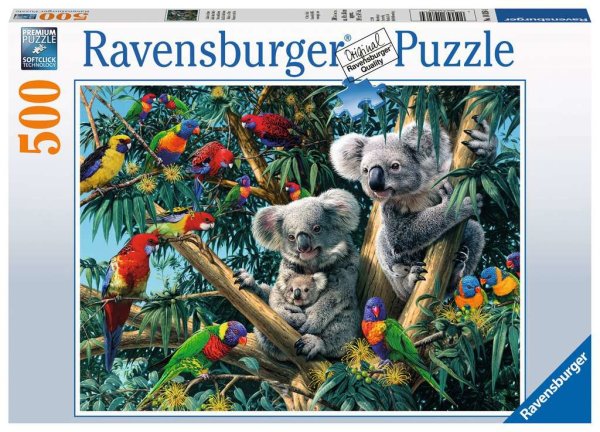 Puzzle - Koalas im Baum - 500 Teile Puzzles