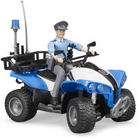 Bruder - bworld Polizei Quad mit Polizist und Ausstattung...