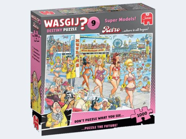 Puzzle 1000T Wasgij Retro Destiny 9 Super Models
