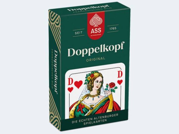 Doppelkopf Karten franz Bild im Etui 55 Karten FSC