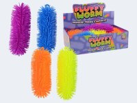 Flauschiger Wurm 23cm Squeez Wurm Pufferwurm