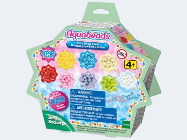 Aquabeads Sternperlen 800 Stück 8 Farben