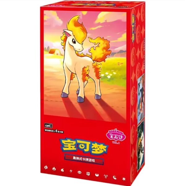 Pokemon TCG Gem Pack Vol.4 Boosterdisplay -CHINESISCH- 18 Booster im Display