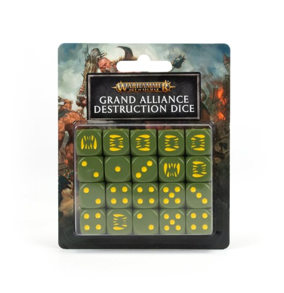 AOS: GRAND ALLIANCE DESTRUCTION DICE SET - Discontinued / alte Version