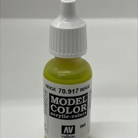 Vallejo Model Color: 008 Senfgelb (Beige), 17 ml (917)