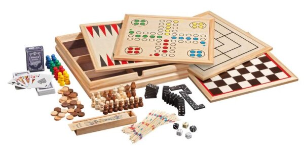 Holz Spielesammlung 10
