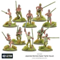 Bolt Action - Japanese Bamboo Spear Fighter squad