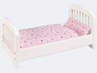 GOKI Puppenbett Holz 54cm weiß ohne Bettzeug