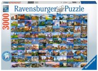 99 Beautiful Places in Europe - Ravensburger - Puzzle für Erwachsene