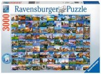 Puzzle - 99 Beautiful Places in Europe - 3000 Teile Puzzles