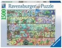 Puzzle - Zwerge im Regal - 1500 Teile Puzzles