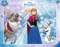 Puzzle - Anna und Elsa - 30-48 Teile Rahmenpuzzles