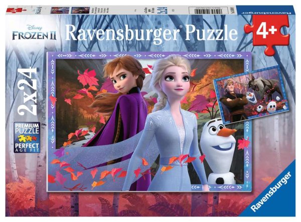 Puzzle - Frostige Abenteuer - 2 x 24 Teile Puzzles