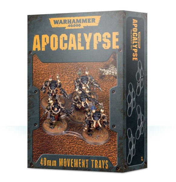WH40K APOCALYPSE MOVEMENT TRAYS (40MM) - Discontinued / alte Version