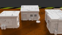 Shanty Town Buildings - 3 Häuser - Corvus Games Terrain | Spielebude