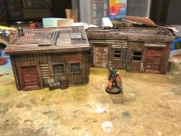 Shanty Town Buildings - 3 Häuser - Corvus Games...
