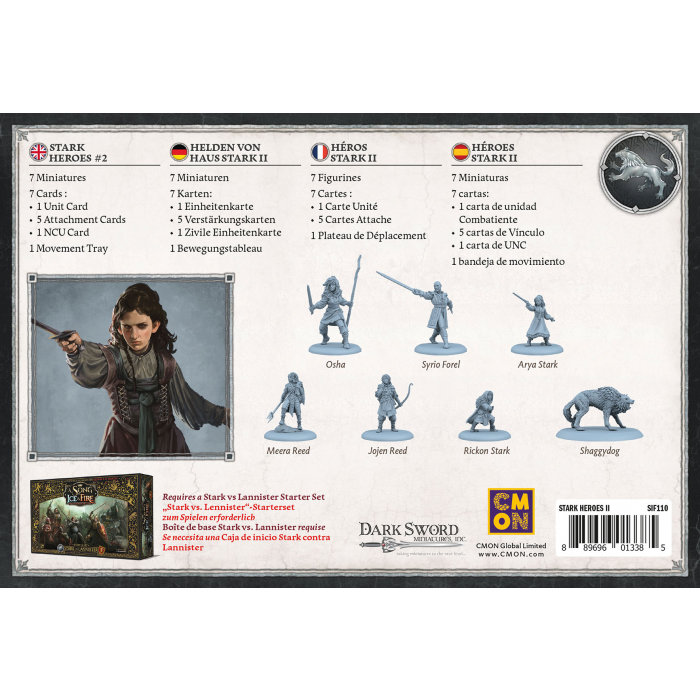 CMON - A Song of Ice & Fire - Martell Heroes 1, Helden von Haus Martell CMON - A Song of Ice & Fire - Martell Heroes 1, Helden von Haus Martell