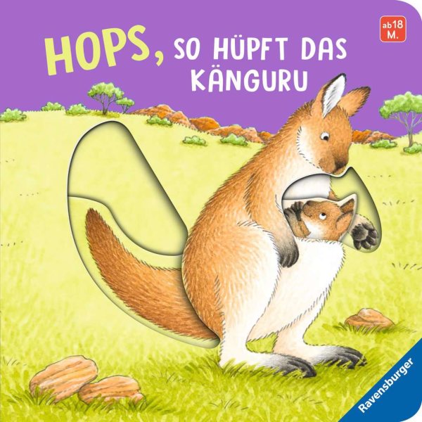 Hops, so hüpft das Känguru