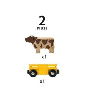 Tierwagen mit Kuh