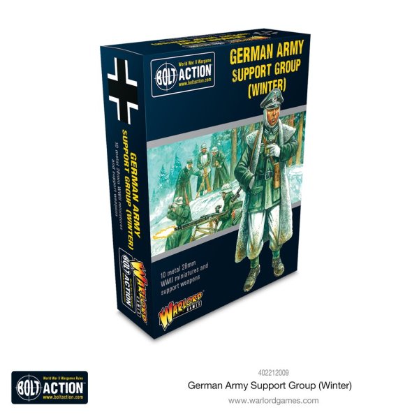 Bolt Action - Soviet Army (Winter) Support Group (HQ, Mortar & MMG)