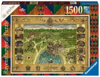 Puzzle - Hogwarts Karte - 1500 Teile Puzzles