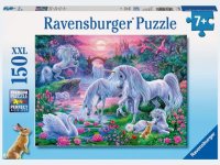Puzzle - Einhörner im Abendrot - 150 Teile XXL Puzzles