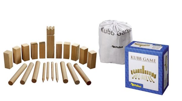 Kubb Game, Originalgröße, Buche