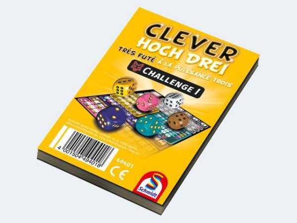 Clever hoch Drei, Challenge Block, 12 Stück