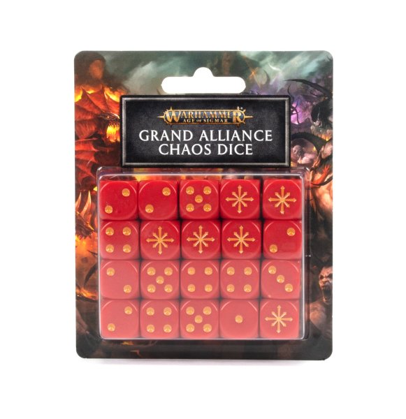 AOS: GRAND ALLIANCE CHAOS DICE SET - Discontinued / alte Version