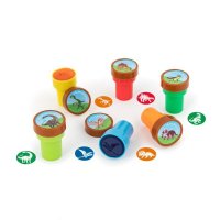 Dinosaurier-Arten Stempel selbstfärbend, 6-fach...
