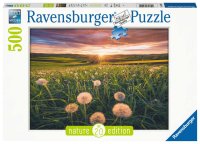 Puzzle - Pusteblumen im Sonnenuntergang - 500 Teile Puzzles