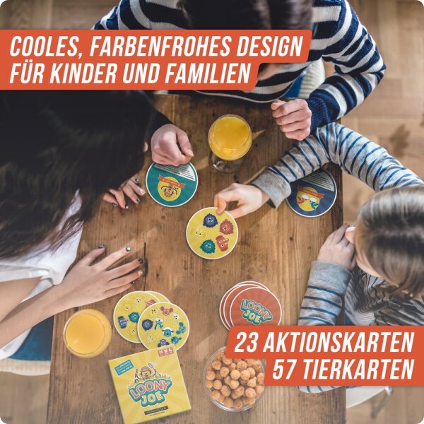 DENKRIESEN - LOONY JOE® "Das affenstarke Reaktionsspiel für Jung und Alt"