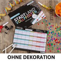 DENKRIESEN - STADT LAND VOLLPFOSTEN® - JUNIOR EDITION "Jeder Punkt zählt." - A4
