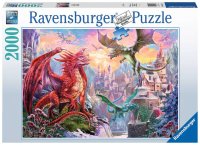 Puzzle - Drachenland - 2000 Teile Puzzles
