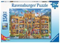 Puzzle - Blick in die Ritterburg - 150 Teile XXL Puzzles