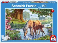 Puzzle - Pferde am Bach150