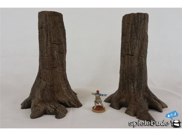 Waldgrund: Baumstamm-Set - 2 Bäume - Imperial Terrain - Spielebude