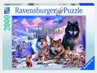 Puzzle: Wölfe im Schnee (2000 Teile)