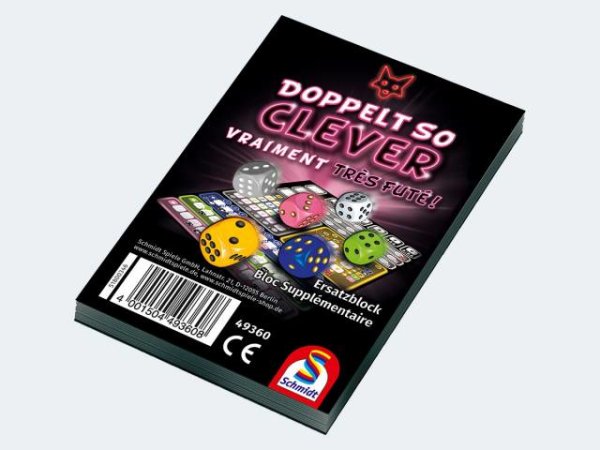 Doppelt so clever Einzelblock, 12 Stück