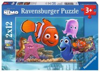 Puzzle - Nemo der kleine Ausreißer - 2 x 12 Teile...