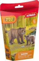 Schleich Wild Grizzlybär mit Jungem - 42473
