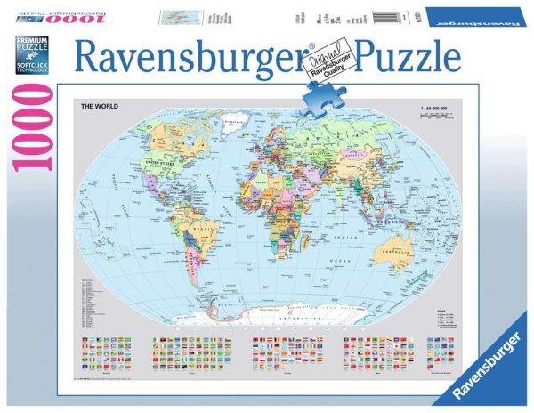 Politische Weltkarte - Ravensburger - Puzzle für Erwachsene