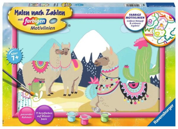 Glückliche Lamas