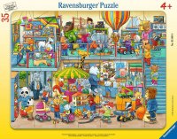 Puzzle - Tierischer Spielzeugladen - 30-48 Teile...