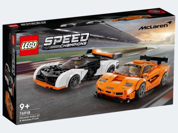 LEGO Speed Champions McLaren Solus GT & F1 LM - 76918