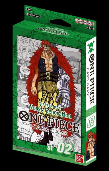 one piece card game worst generation starter deck One Piece Card Game Starter Deck Worst Generation ST-02