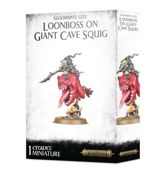 AGE OF SIGMAR: GLOOMSPITE GITZ - WAHNBOSS AUF GROSSEM HÖHLENSQUIG