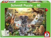 Puzzle - Tiere in Afrika